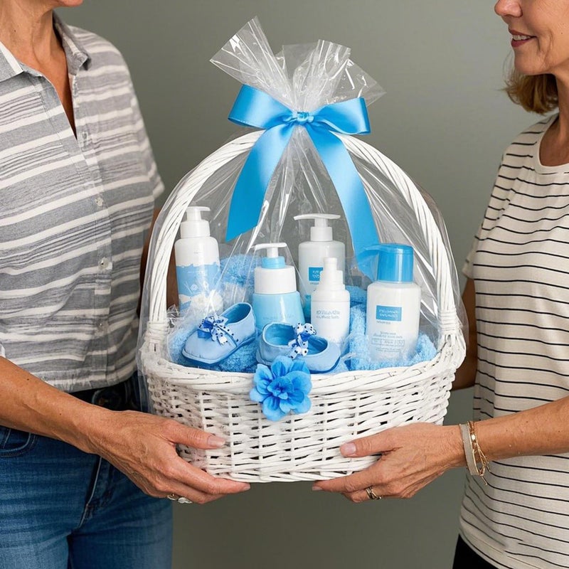 Morepack Shrink Wrap Bags for Gift Baskets, 24x30 inches Clear PVC Heat Gift Basket Shrink Bags 5 Pack - Image 3